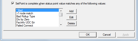Completion values